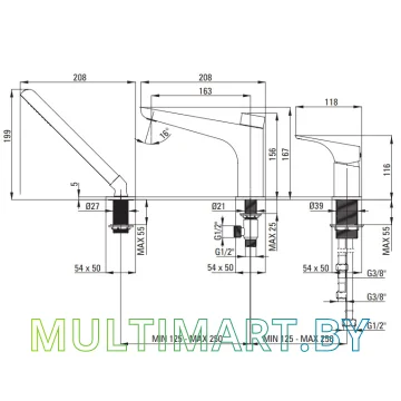 Смеситель Deante Hiacynt BQH 013M картинка 3